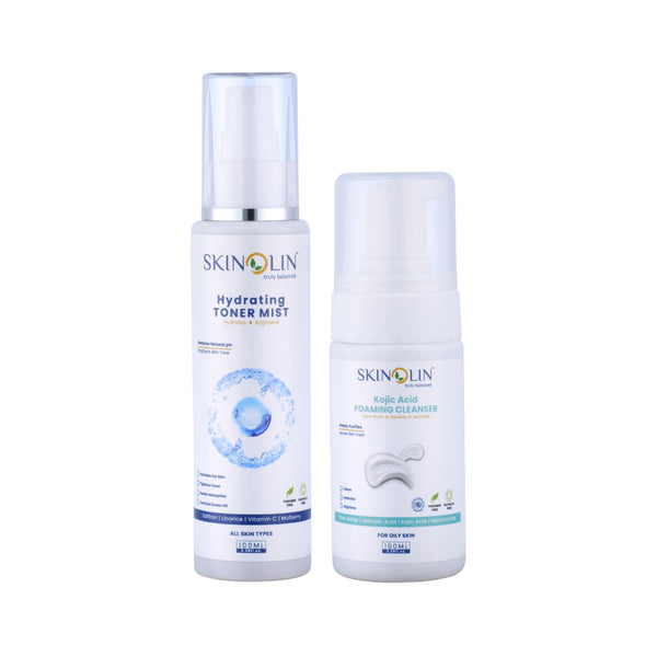 Hydra glow skincare kit for oily skin
