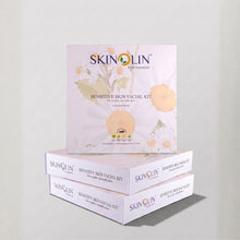 Skinolin Sensitive Skin Facial Kit retail packaging photographed on a soft neutral background